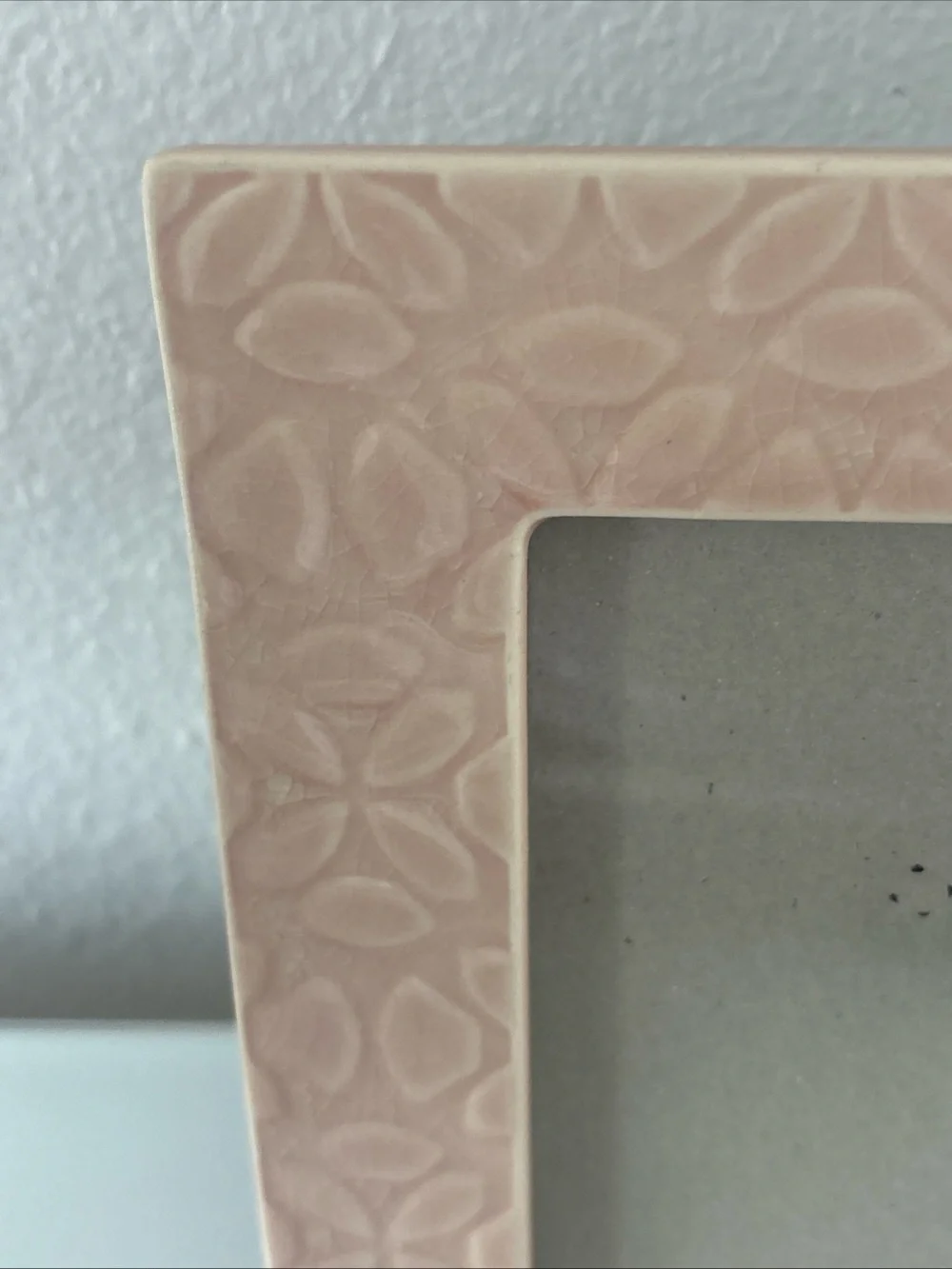 Opalhouse Target Ceramic Embossed Soft Pink Photo Frame 4x6